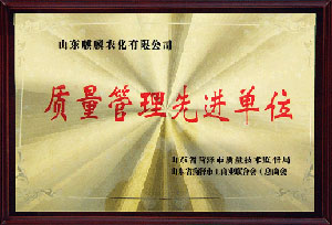 質(zhì)量管理先進(jìn)單位