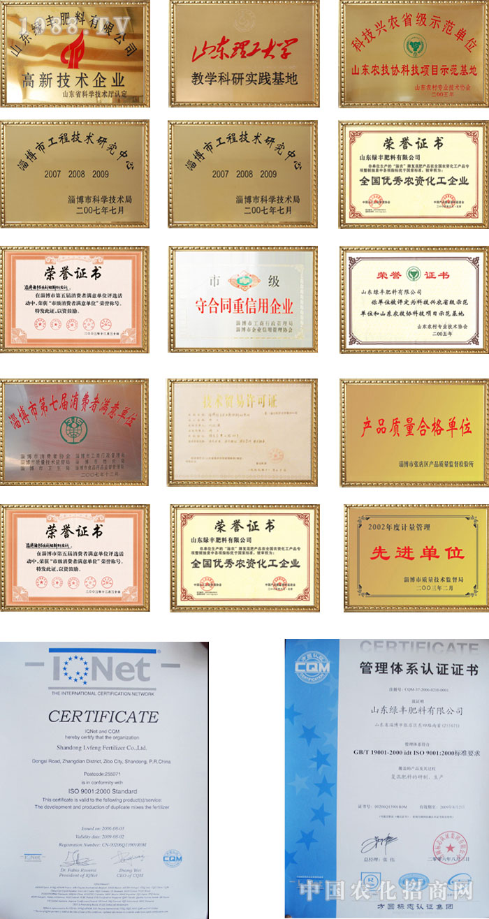 山東綠灃肥料有限公司