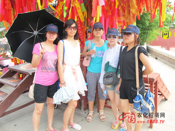 赤山上我們一起許下愿望