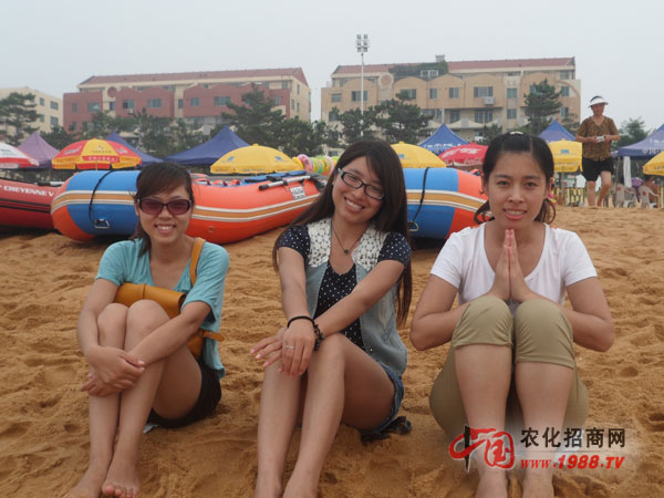 面對一望無際的大海