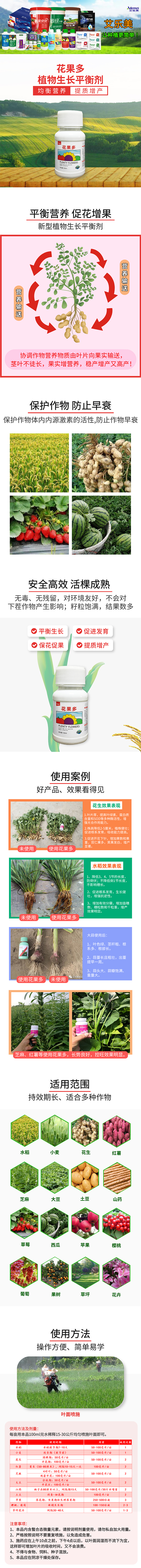 植物生長平衡劑 花果多 艾樂美2